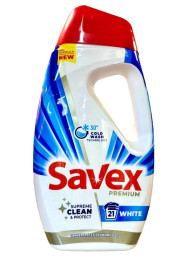 Гель для стирки (жидкость) Savex Premium White 945 мл