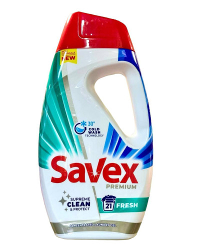 Гель для стирки (жидкость) Savex Premium Fresh 945 мл