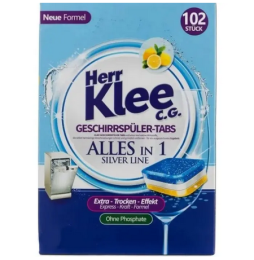 Таблетки для посудомийної машини Herr Klee Silver Line 102 шт