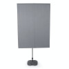 Сонцезахисний прямокутний екран-парасолька Hoberg 130 x 180 см Grey