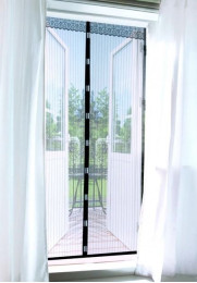 Антимоскитная штора на дверь EASYmaxx на магнитах 210 x 90 см