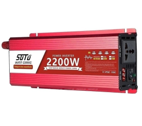 Инвертор (преобразователь напряжения) Sutu ST-2200XZ 12-220V Red 