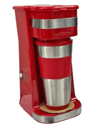 Компактная кофеварка с термокружкой MaxxMee CM-112 Red