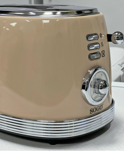 Тостер в стиле ретро SOGO TOS-SS-5470 Beige
