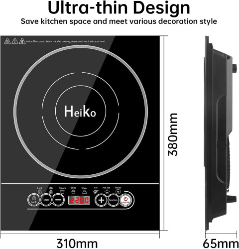 Настольная индукционная плита Heiko YH-062 2200W Black