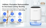 Портативний осушувач повітря Dehumidifier Q4 White
