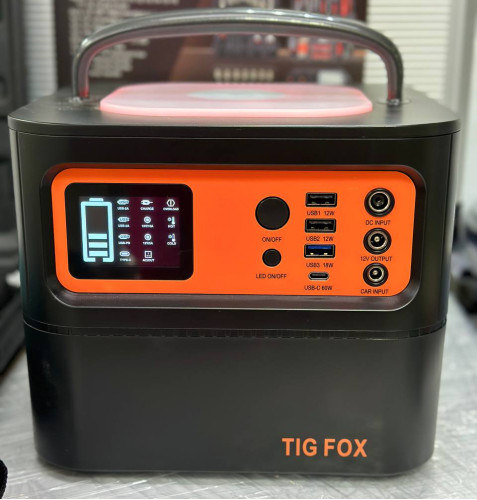 Портативная зарядная станция TIG FOX T500 Black