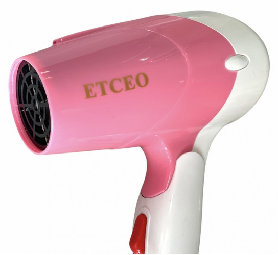 Фен дорожный складной Etceo ET-617B Pink