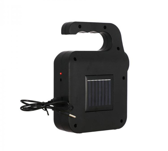 Ручной светодиодный аккумуляторный фонарь с солнечной батареей Portable Solar Energy Lamp JY-859