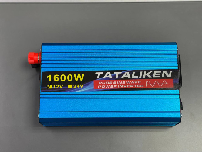 Инвертор преобразователь Tataliken 12-220V Чистый синус 1600W