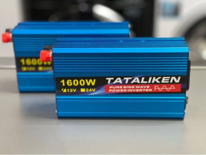 Инвертор преобразователь Tataliken 12-220V Чистый синус 1600W