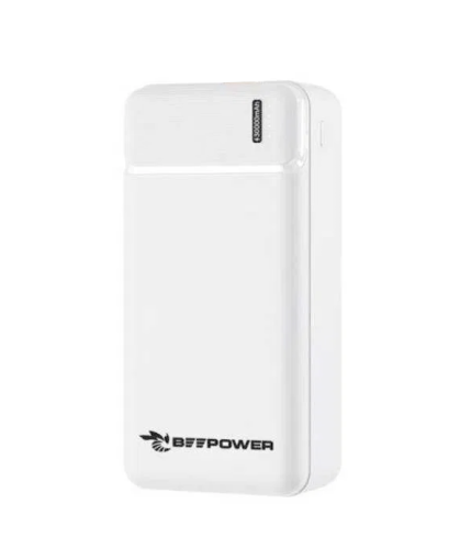 Повербанк (УМБ) зовнішній акумулятор BeePower BP-10 10000 mAh White