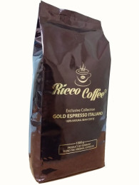 Кава у зернах Ricco Coffee Gold Espresso Italiano 1 кг